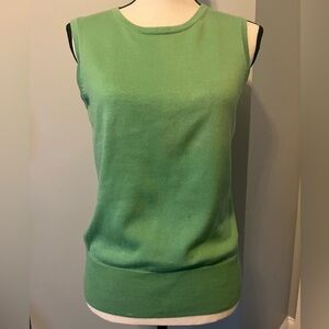 NWT Brooks Brothers Light Green Sweater Shell - women’s size small
